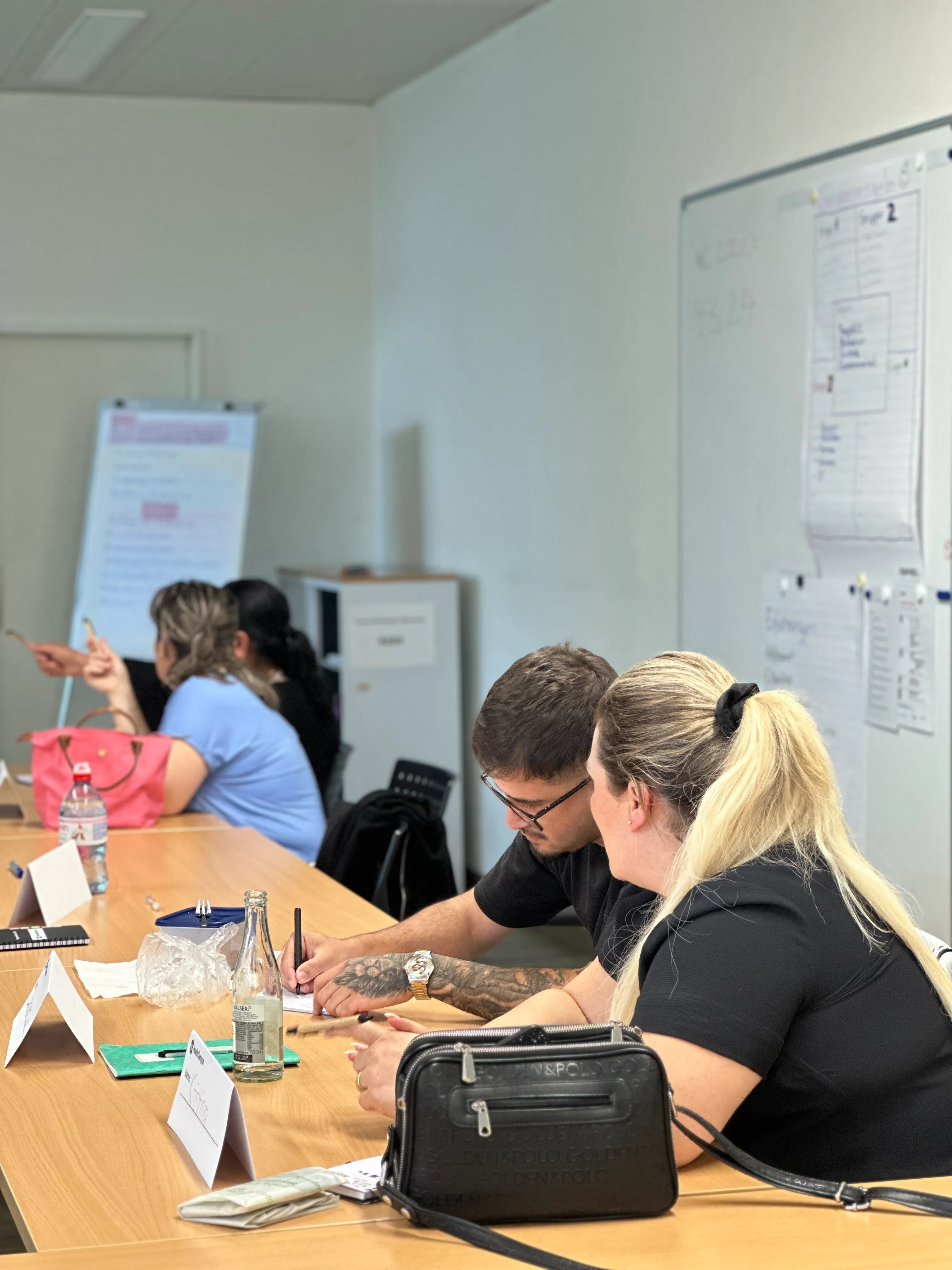 Notizen während dem Unterricht